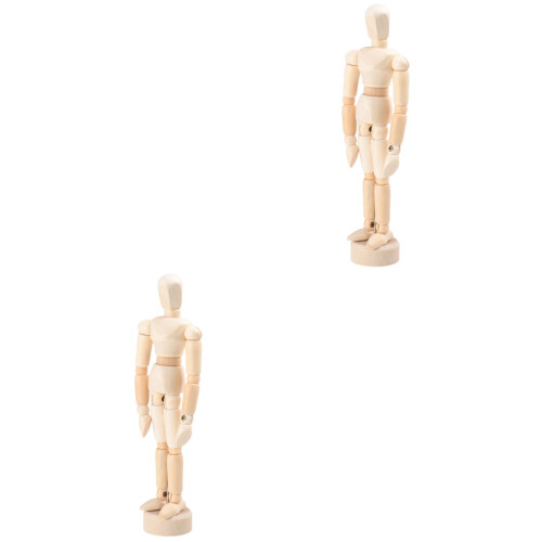 2 Pezzi Uomo In Articolato 16 Cm Da 2