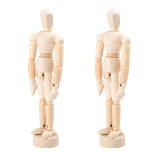 2 Pezzi Uomo In Articolato 16 Cm Da 1