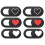 6 Pezzi A Cuore Con Blocco Scorrevole Per Fotocamera Tablet 3