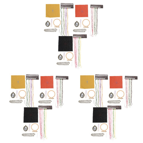 Set 9 Kit Fai Da Te Per Ricamo Con Ciondoli E Collana 1