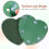 Piastra In Ceramica Verde 3 Pezzi Per Auto Sposa Con Ventosa 7