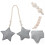 Star In Legno Con Perline A Forma Per Culla Bambino 3