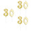 6 Pezzi Numerate 3+0 Per Torte 7