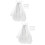 2 Bruidssluier Lichtgevende Hoofdband Bruiloft 7
