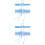 2 Paren Bruidsjarretels Kant Bloemendesign (Hemelsblauw/Wit) 5