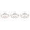 3 Pcs Retro Cake Decoration Crown Ornament 5