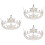 3 Pcs Retro Cake Decoration Crown Ornament 7