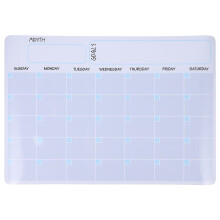 3Pcs Quadro Planejamento Mensal Apagável Para Geladeira
