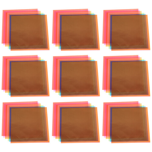 120 Pcs Papel Celofane Folhas De Celofane Para Artesanato Diy