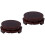 2 Pcs Redondo De Para De 8Cm Marrom 4