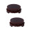 2 Pcs Redondo De Para De 8Cm Marrom 7