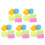 25 Pcs Banda De Silicone Para Garrafa De 7