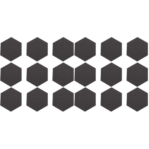 24 Unidades Quadro De Recados Hexagonal Autoadesivo Para Parede 2