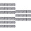 36 Pcs 20X30Cm Nylon com para 7