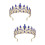 2 Unidades Coroa Para Noiva Tiara Banquete 7