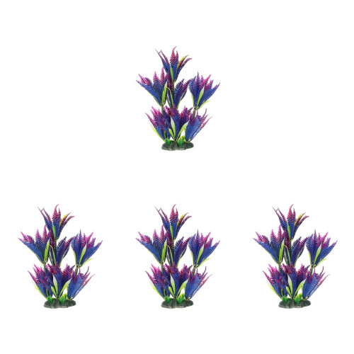 4 Unidades De Planta Artificial Para , Falsa, Grama Decorativa 2