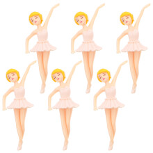 18 Unidades Decoração Plástico Bailarina Para Chaveiro