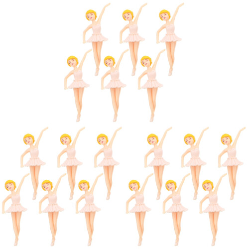 18 Unidades Decoração Plástico Bailarina Para Chaveiro 1