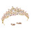 3 Unidades Coroa De Cristal Com Earbob Rosa 10