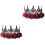 2 Unidades Tiaras Rosa Faixa Cabeça Halloween 3