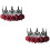 2 Unidades Tiaras Rosa Faixa Cabeça Halloween 6