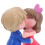 6Pares Casal Cake Topper Plástico Para Decoração 8