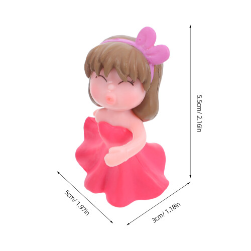 6Pares Casal Cake Topper Plástico Para Decoração 2