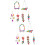 14 Pcs Brinquedo Para 7