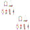 14 Pcs Brinquedo Para 6