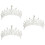 3Pcs De Com Cristais De Prata 7