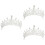 3Pcs De Com Cristais De Prata 6