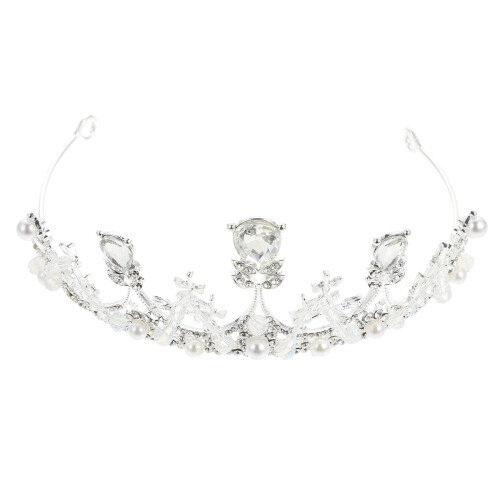 2 Unidades Coroa De Cristal Coroa Para Tiara Acessório