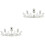 2 Unidades Coroa De Cristal Coroa Para Tiara Acessório 4