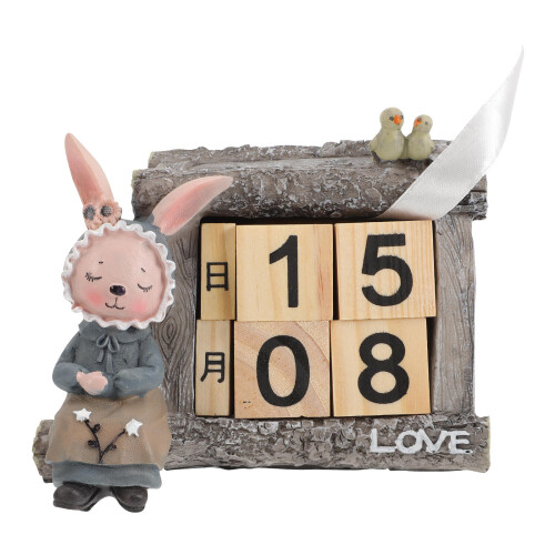 Calendário Decorativo De Calendário De Blocos Presente