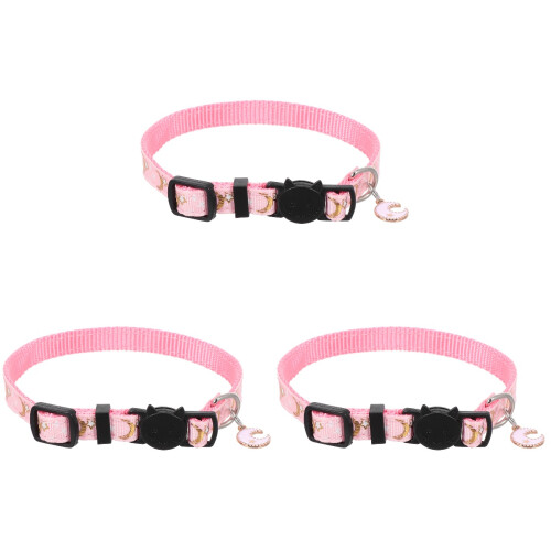3Pcs Coleira Para De E Com Pingente 1