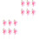 12 Unidades Decorações Cobre Cisne Cupcake 3