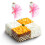 12 Unidades Decorações Cobre Cisne Cupcake 9