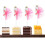 12 Unidades Decorações Cobre Cisne Cupcake 10