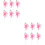 12 Unidades Decorações Cobre Cisne Cupcake 6