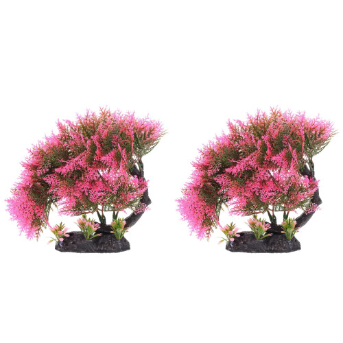 2 Pcs Árvore Decorativa Artificial Para Escritório 1
