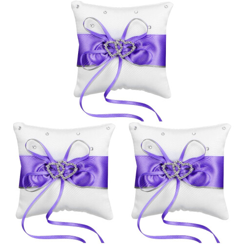 3Pcs 10X10Cm Almofada Para Com Seda 1