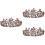 3 Peças Tiara Com Brilhantes Para 7