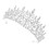 2 Unidades Coroa De Tiara De Cristal Para 1