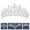 2 Unidades Coroa De Tiara De Cristal Para 8