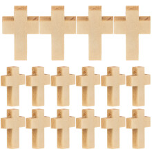 100 Unidades De Cruz Natural Para Artesanato Diy