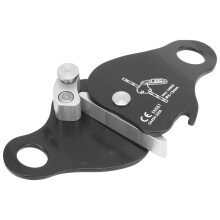 CAMNAL Outdoor Climbing Rope Grab Stop Descender Self-Braking Clamp Black
