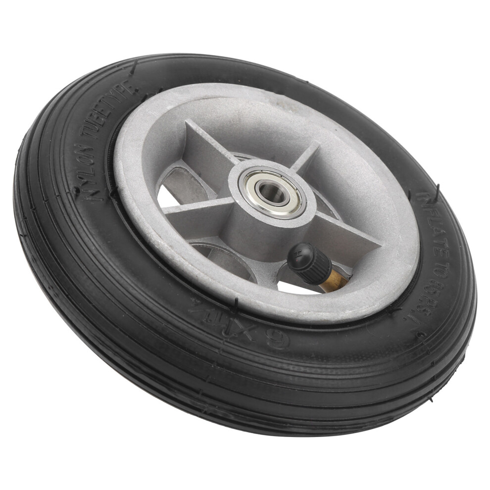 Durable 6X1.25 Inch Rubber Wheel - Anti-Skid Tire For Electric Scooter 7891359728287