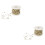 2 De Decorativas Para Com Flor E Corrente 6
