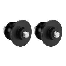 Motorfahrrad 8mm Schwarz CNC-gefertigt Hinterradständer Swingarm Spools Set