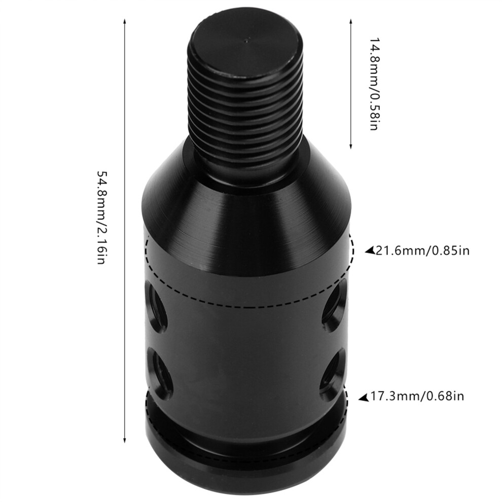 Durable Aluminum Shift Knob Adapter For Non-Threaded Shifters 12X1.25 7651359729598